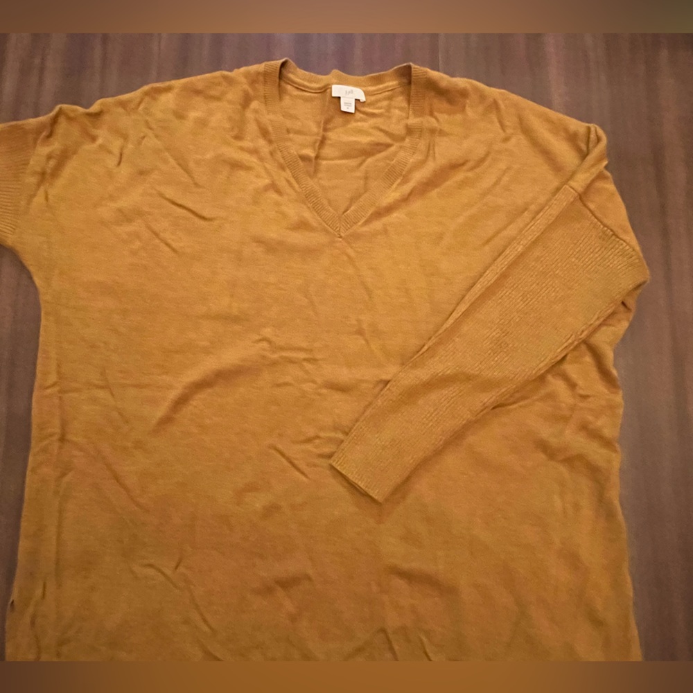 JJill oversized gold sweater size medium